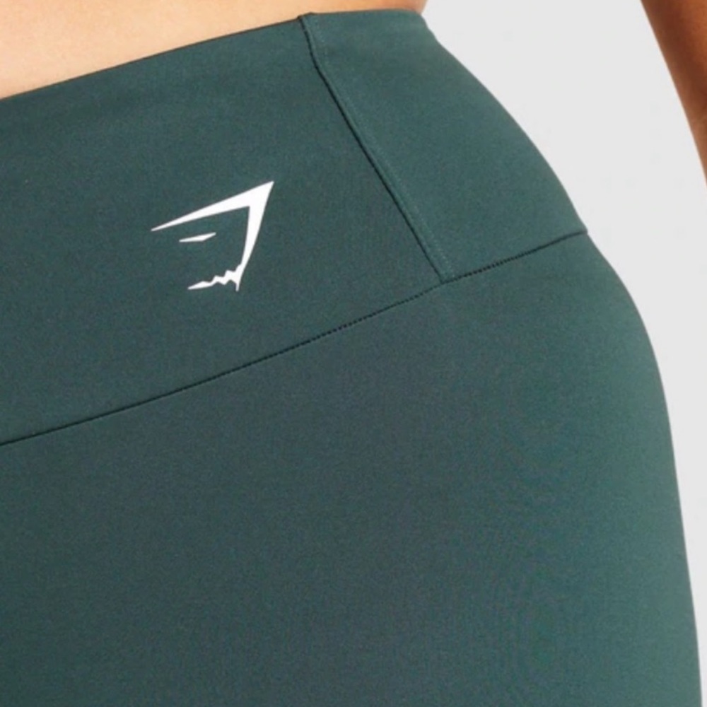 Dark green Gymshark training leggings